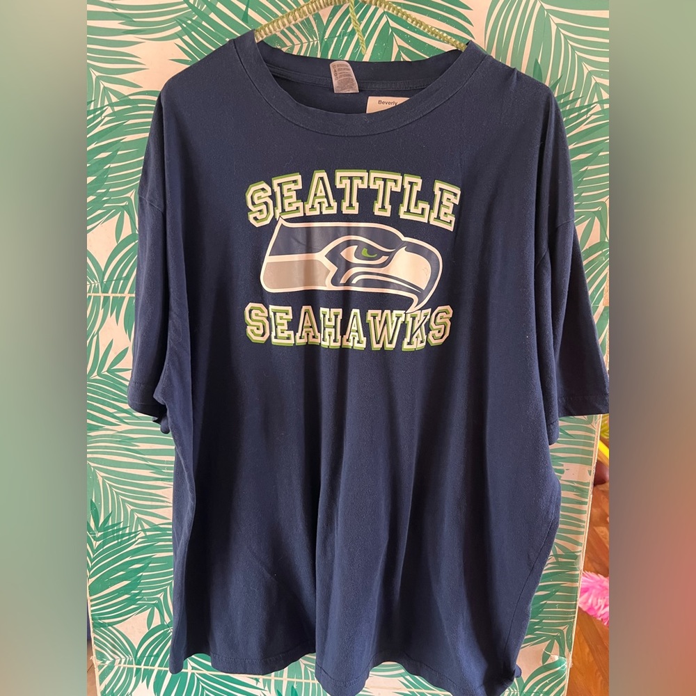 Seattle Seahawks NFL team apparel sleepwear shirt XXL